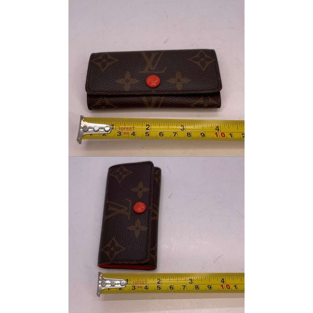 Louis Vuitton Monogram Multicles 4 Ring Key Case Brown – Authentic LV /69 - Picture 9 of 9